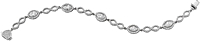 18k White Gold Diamond Bracelet-5.05ct TW
