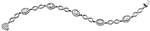 18k White Gold Diamond Bracelet-5.05ct TW