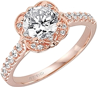 Art Carved "Skyler" Diamond Engagement Ring