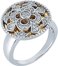 Chad Allison 18k Gold & Sterling  Silver Ring