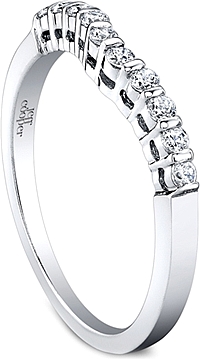 Jeff Cooper Barset Collection Round Diamond Wedding Band
