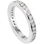Jeff Cooper Channel Set Eternity Wedding Band