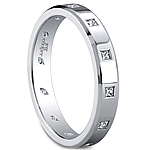 Jeff Cooper Eternal Collection Princess Cut Wedding Band