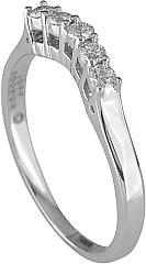 Jeff Cooper Heritage Collection Curved Diamond Wedding Band