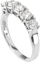 Jeff Cooper Lattice Collection Round Diamond Cut Wedding Band