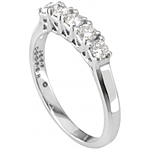 Jeff Cooper Lattice Collection Round Diamond Cut Wedding Band