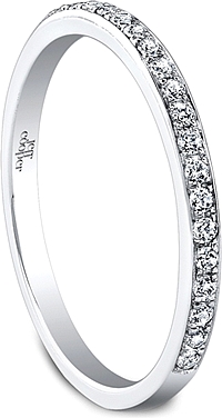 Jeff Cooper Pave Diamond Wedding Band