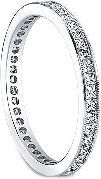 Jeff Cooper Princess Cut Diamond Engagement Ring