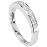 Jeff Cooper Princess Cut Diamond Wedding Band