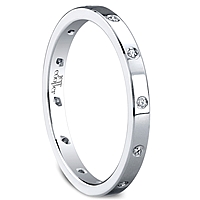 Jeff Cooper Round Diamond Eternal Collection Wedding Band