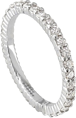 Jeff Cooper Round Diamond Eternity Wedding Band
