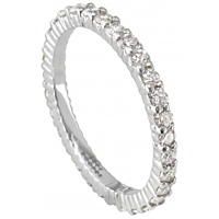 Jeff Cooper Round Diamond Eternity Wedding Band