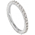 Jeff Cooper Round Diamond Eternity Wedding Band
