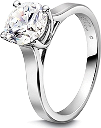 Jeff Cooper Solitaire Engagement Ring