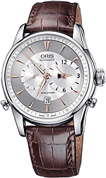 Men's Oris Stainless Steel Artelier Worldtimer