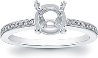 Pave-Set Diamond Setting