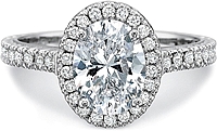 Precision Set Flush Fit Diamond Engagement Ring