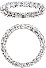 Round Platinum Eternity Ring
