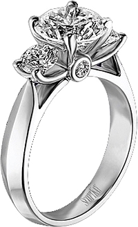Scott Kay .28ct Signature Crown Engagement Ring