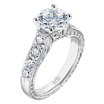 Scott Kay .40ct Vintage Pave Engagement Ring