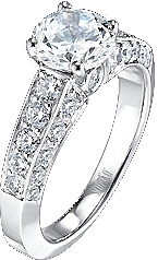 Scott Kay .45ct Pave Engagement Ring