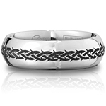 Scott Kay Cobalt Gents Wedding Band -7MM