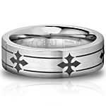 Scott Kay Cobalt Gents Wedding Band -7MM