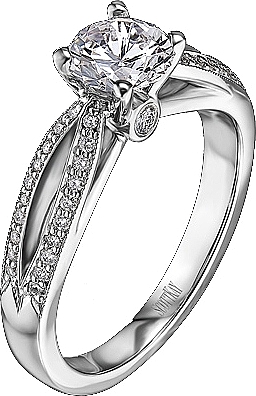 Scott Kay Pave Bow Diamond Engagement Ring .18ct tw Scott Kay Pave Bow Diamond Engagement Ring .18ct tw