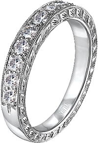 Scott Kay Vintage Pave-Set Diamond Wedding Band