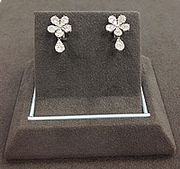 Simon G Diamond Flower Earrings