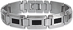Stainless Steel and Enamel Bracelet
