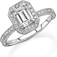 Stardust .70ct Micro Pave Engagement Ring