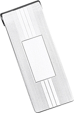 Sterling Silver Signet Money Clip