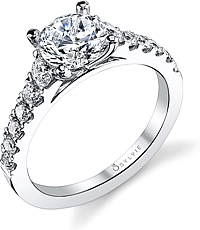 Sylvie Graduated Diamond engagement Ring