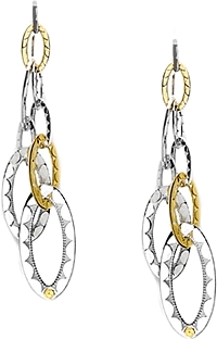 Tacori 18K925 Oval Link Drop Earrings