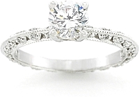 Tacori Diamond Pave Engagement Ring