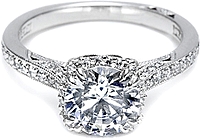 Tacori Engagement Ring w/ Pave Set Diamonds