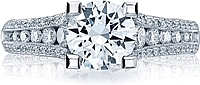 Tacori Graduated Channel-Set Diamond Engagement Ring