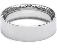 Tacori Hand-Engraved Mens Wedding Band -7.0mm