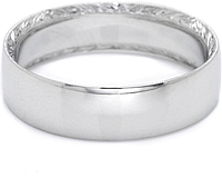 Tacori Hand Engraved Wedding Band -6mm