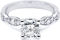 Tacori Marquise-Shaped Pave Diamond Engagement Ring