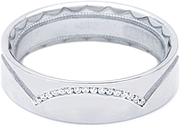 Tacori Men's Diamond Wedding Band 6.0mm