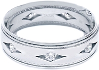Tacori Men's Diamond Wedding Band 7.0mm