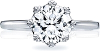 Tacori Pave Diamond Engagement Ring