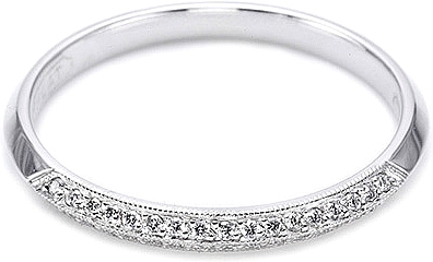 Tacori Pave Diamond Wedding Band Straight paveset diamond wedding band by 