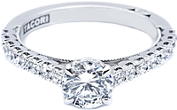 Tacori Prong-Set Round Brilliant Diamond Engagement Ring