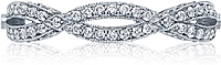 Tacori Ribbon Twist Pave Diamond Band