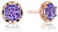 Tacori Rose Amethyst Earrings
