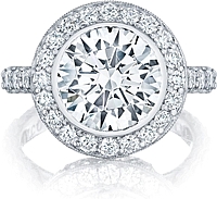 Tacori RoyalT Round Brilliant Cut Diamond Engagement Ring