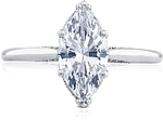 This image shows the setting with a 1.00ct marquise cut center diamond. The setting can be ordered to accommodate any shape/size diamond listed in the setting details section below.